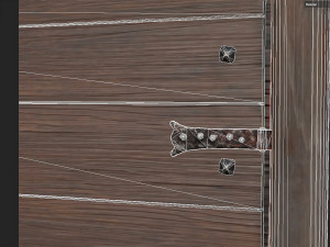 Wooden door 7 Modelo 3D