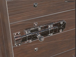 Wooden door 7 Modelo 3D