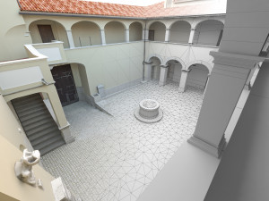 Castle interior 3D Model
