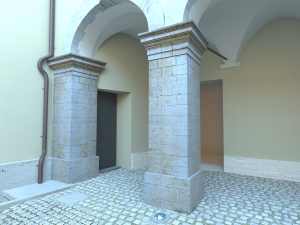 Castle interior 3D Model