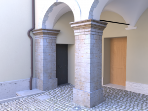Castle interior 3D Model
