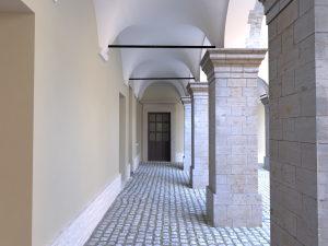 Castle interior 3D Model