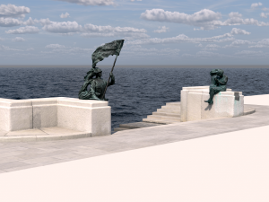 Royal staircase Modèle 3D