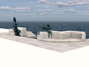 Royal staircase 3D Model