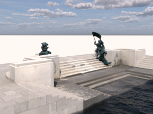 Royal staircase Modèle 3D