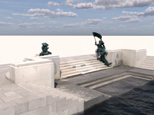 Royal staircase 3D Model