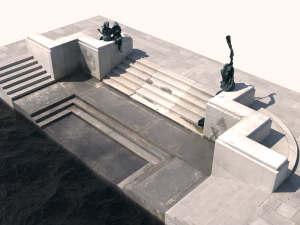 Royal staircase Modèle 3D