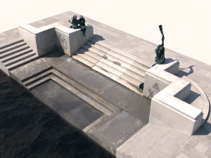 Royal staircase 3D Model