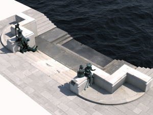 Royal staircase Modèle 3D