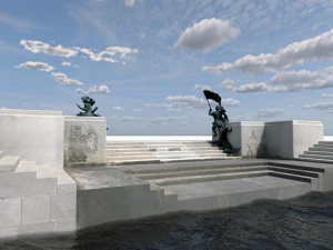 Royal staircase 3D Model