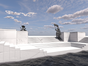 Royal staircase Modèle 3D