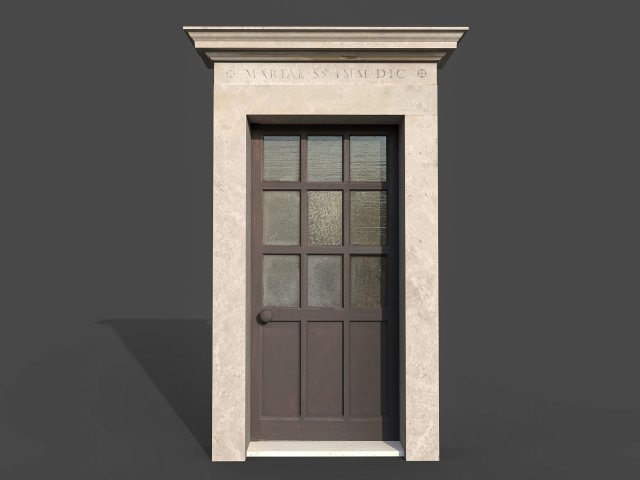 Wooden door 8 Modèle 3D .c4d .max .obj .3ds .fbx .stl .blend 