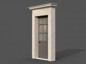 Wooden door 8 Modèle 3D