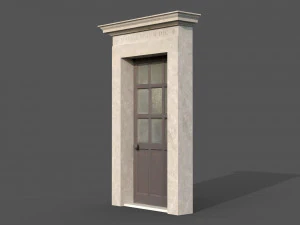 Wooden door 8 3D Model