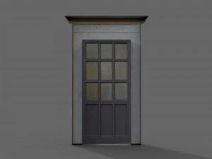 Wooden door 8 3D Model