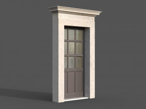 Wooden door 8 Modèle 3D