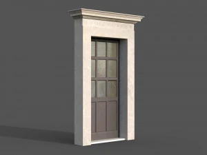 Wooden door 8 3D Model