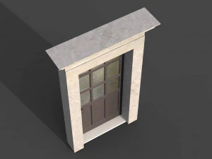 Wooden door 8 3D Model