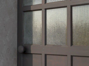 Wooden door 8 3D Model