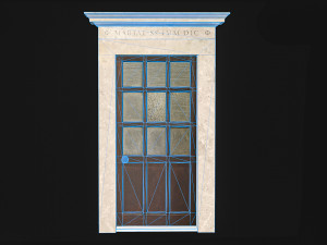 Wooden door 8 Modèle 3D