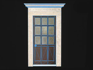 Wooden door 8 3D Model