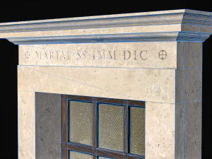 Wooden door 8 3D Model