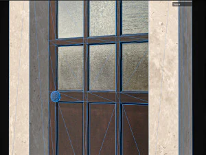 Wooden door 8 3D Model
