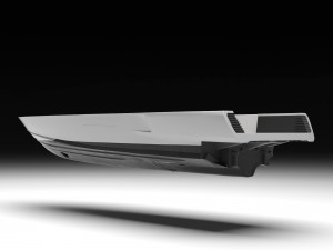 Yacht hull highpoly 3D Модель