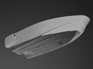 Highpoly do casco do iate Modelo 3D