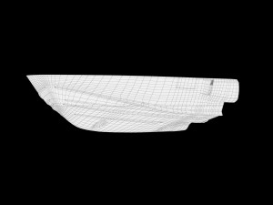 Yacht hull highpoly 3D Модель