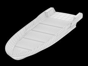 Yacht hull highpoly 3D Модель