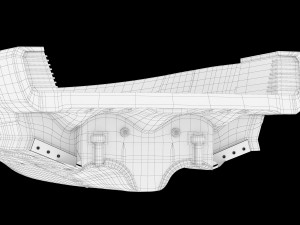 Yacht hull highpoly 3D Модель