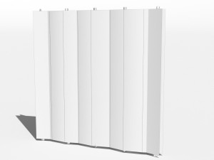 Wicker divider 2 LODs 3D Модель