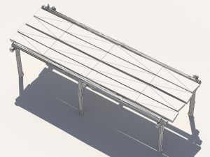Wooden table 1 3Dモデル