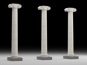 Ionic column 2 3D Model