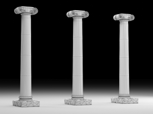Ionic column 2 3D 模型