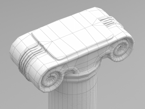 Ionic column 2 3D 模型