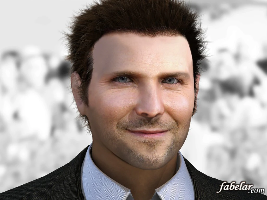 bradley cooper vray 3D Model .c4d .max .obj .3ds .fbx .stl .blend