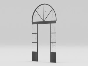 Porte en fer 2 Modèle 3D