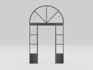 Porte en fer 2 Modèle 3D