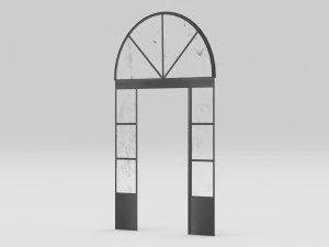 Porte en fer 2 Modèle 3D