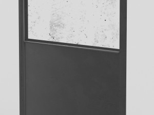 Iron door 2 Model 3D