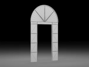Porte en fer 2 Modèle 3D