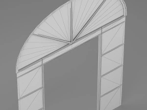 Porte en fer 2 Modèle 3D