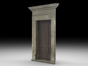 Wooden door 9 3D Model