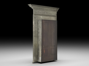 Wooden door 9 3D Model