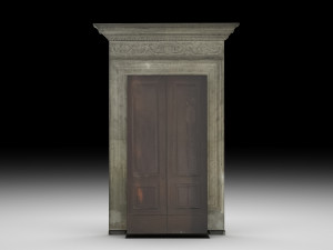 Wooden door 9 3D Model