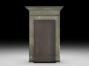 Wooden door 9 3D Model