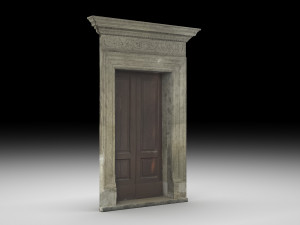 Wooden door 9 3D Model