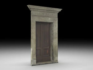 Wooden door 9 3D Model